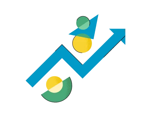 illustratie die verhoogde efficiëntie moet voorstellen